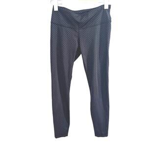 Lululemon Women's Black Polka Dot Leggings - Size 4 EUC